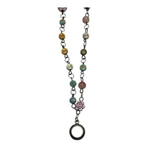 Handmade “Pretty GRL” Multicolor Beaded Necklace